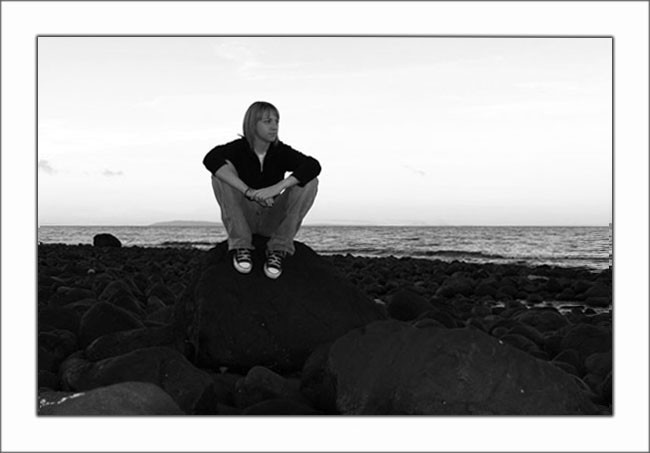 Self-y on the beach