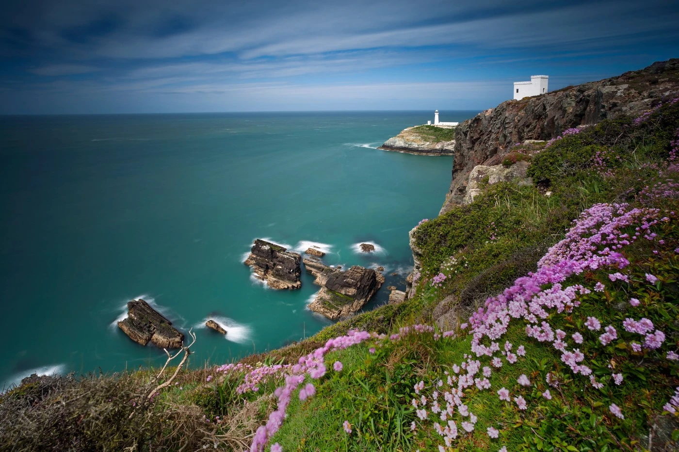 South Stack Lighthouse Spring Sunset