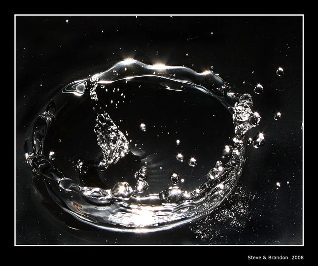 Space Water Droplets