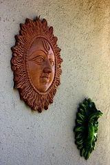 suns on a wall