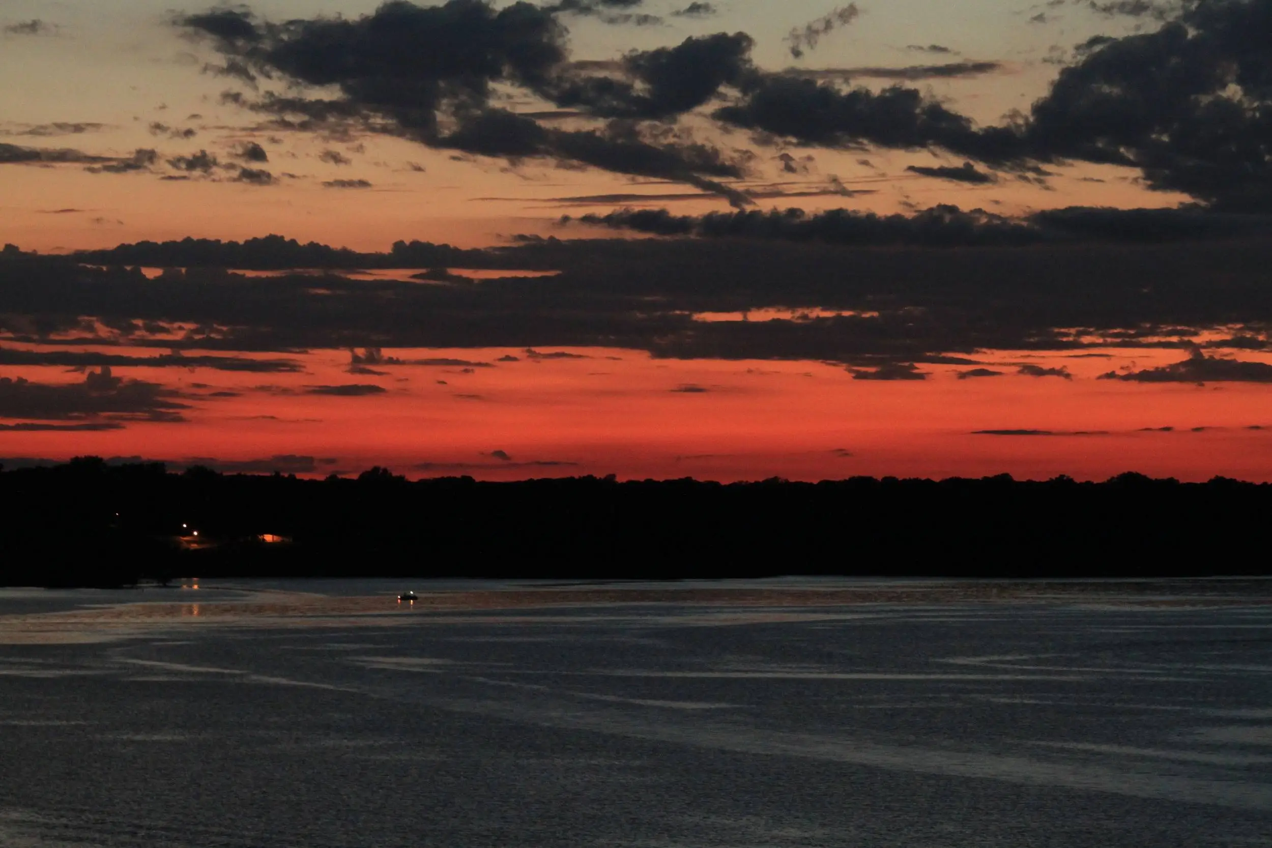 Sunset at Saylorville
