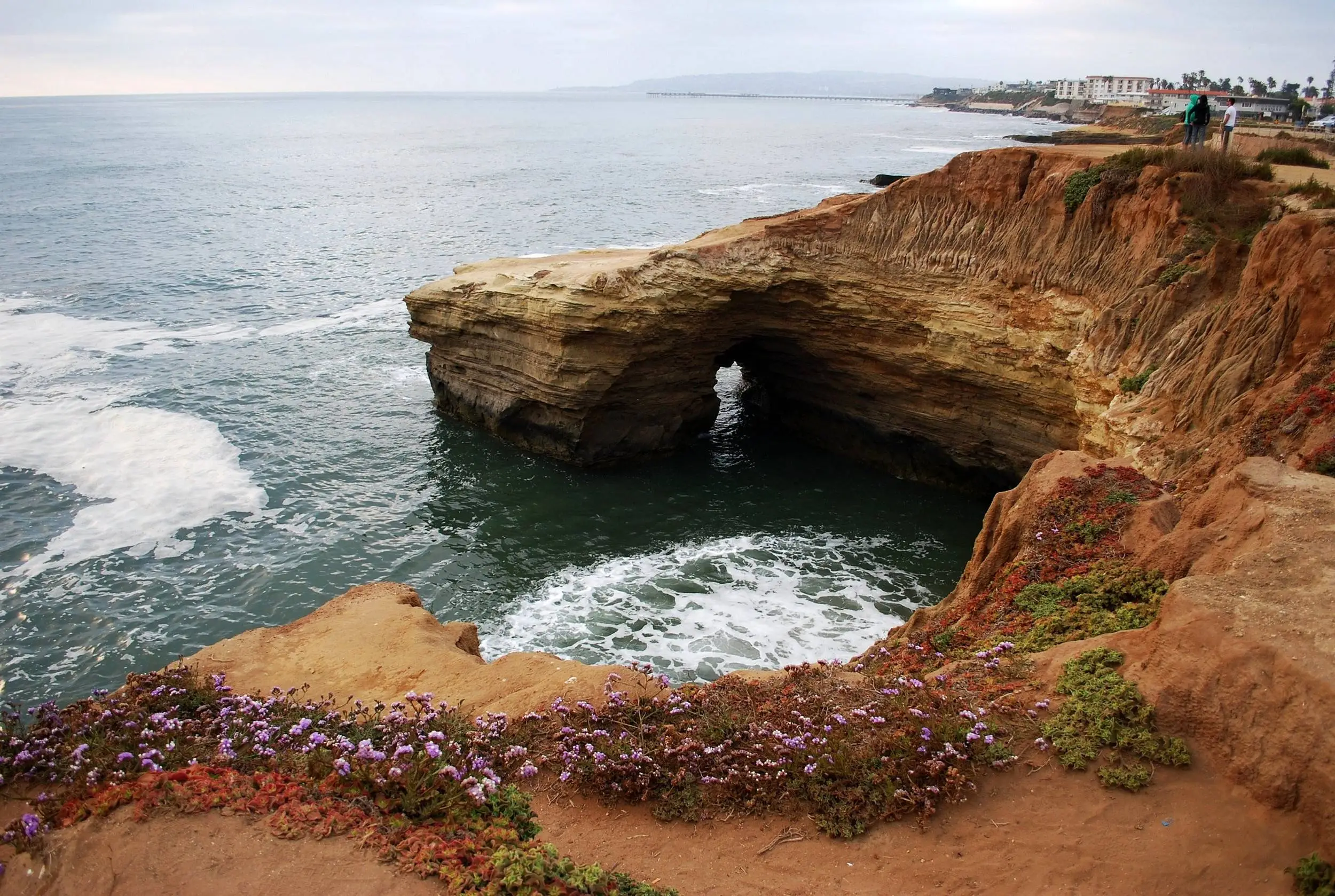 Sunset Cliffs in San Diego