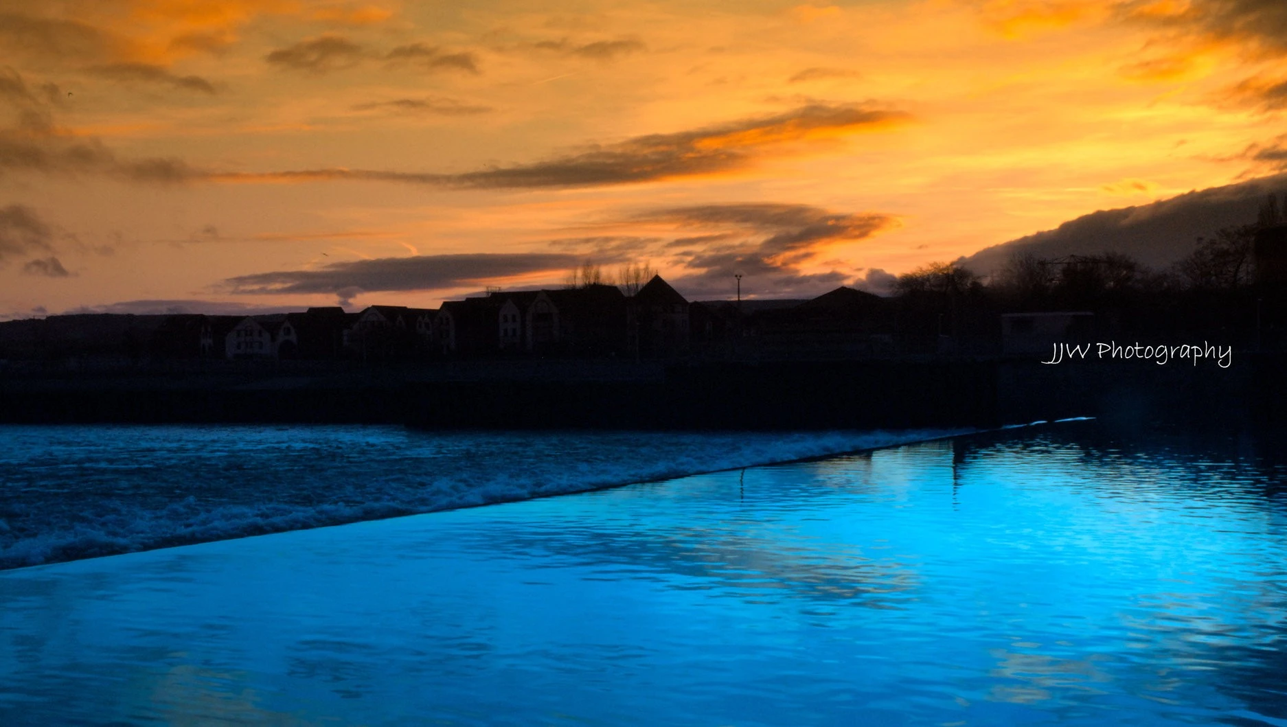Sunset on the Exe