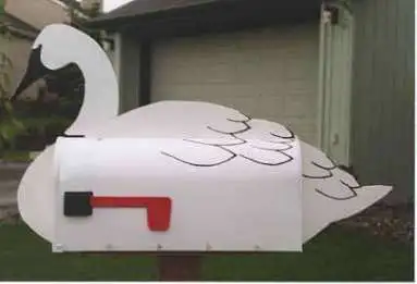 swan mailboxes