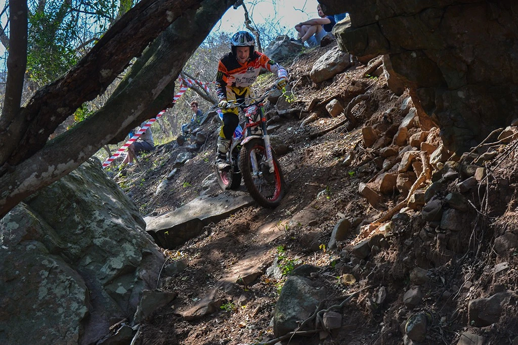 through the gap