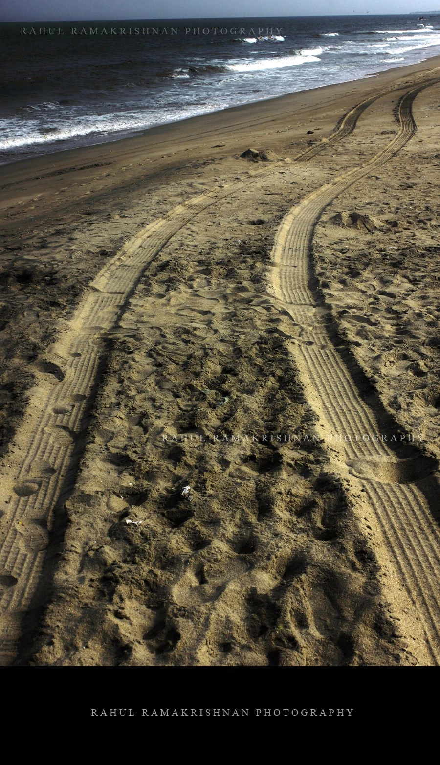 Tire tracks