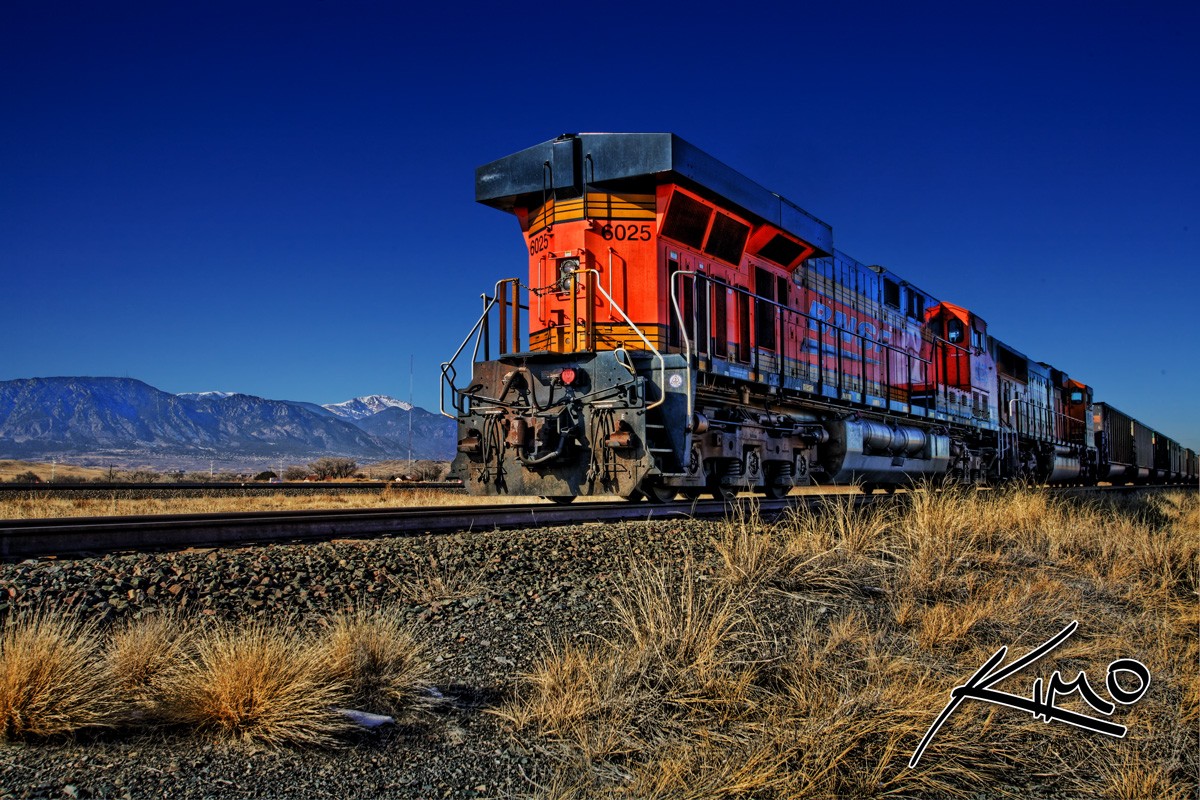 Train Rocky Mountains Colorado