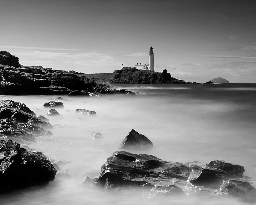 Turnberry Lighthouse and Ailsa Craig