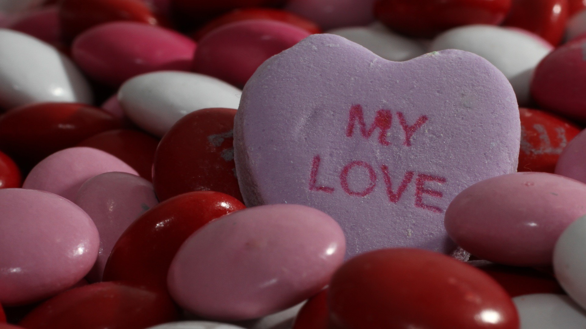 Valentine Candy Macro Shot