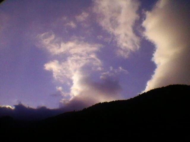 White clouds