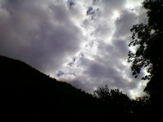 White clouds