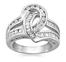 White Gold One Of A Kind Designed Diamond Ring