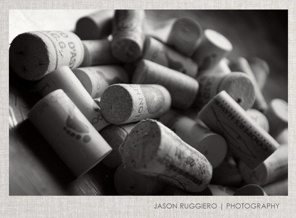 Wine Corks B&W